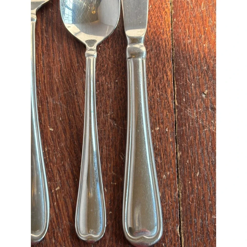Cambridge Allure Sand Stainless Flatware Silverware Discontinued Set Mixed Lot